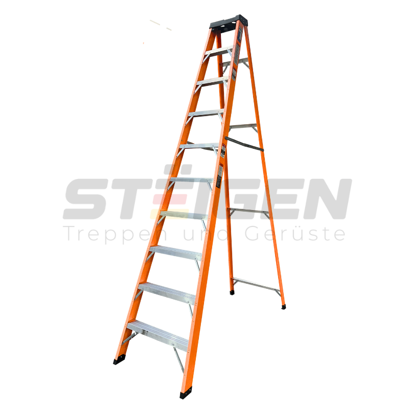 Escalera De Tijera ST-10T (Certificación Ansi 14.5) 10 Peldaños